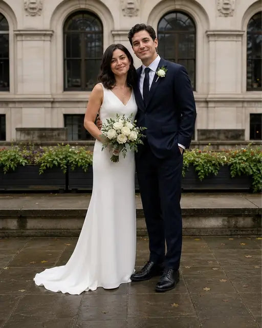 Reference example: Wedding. The sample image used to create this 3D example.