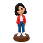 3D example: Chibi. Digital render of the interactive model, not a photograph of a finished print.