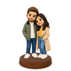 3D example: Couple. Digital render of the interactive model, not a photograph of a finished print.