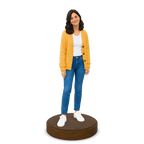 3D example: Mini-Me. Digital render of the interactive model, not a photograph of a finished print.
