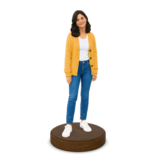 3D example: Mini-Me. Digital render of the interactive model, not a photograph of a finished print.