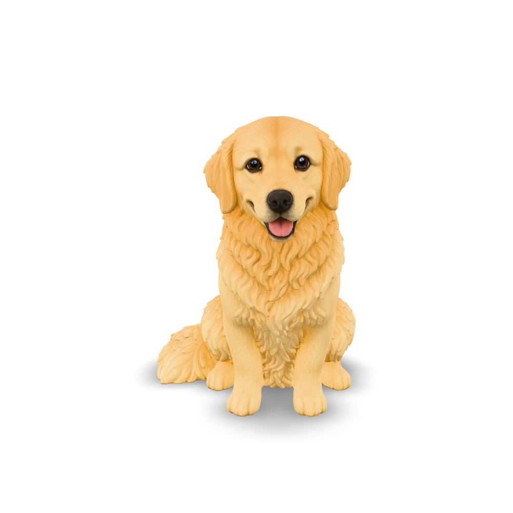 3D example: Pet. Digital render of the interactive model, not a photograph of a finished print.