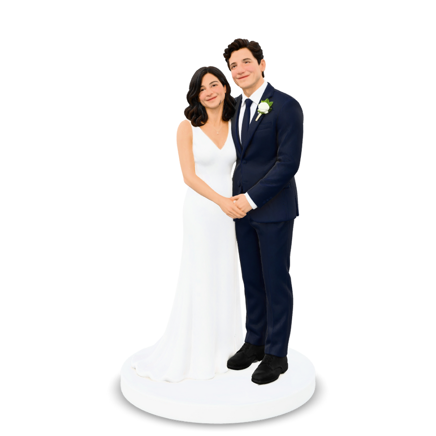 Wedding cake topper: matching digital 3D model