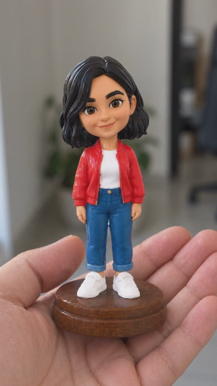 Sample video: Chibi. AI-generated illustration, not footage of a finished print.