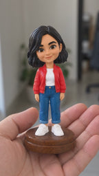 Sample video: Chibi. AI-generated illustration, not footage of a finished print.